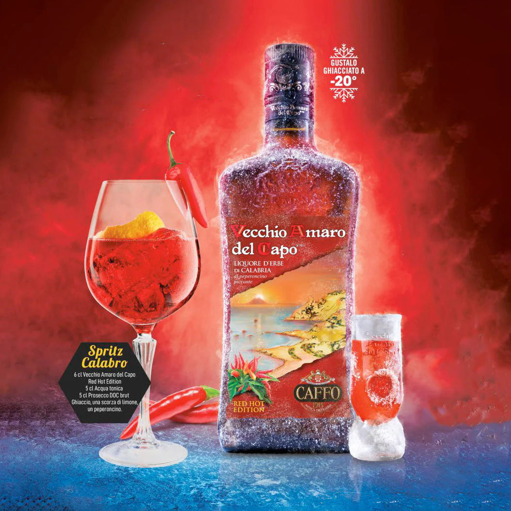 Vecchio Amaro Del Capo Red Hot al Peperoncino – Enoteca - Ingrosso Vini